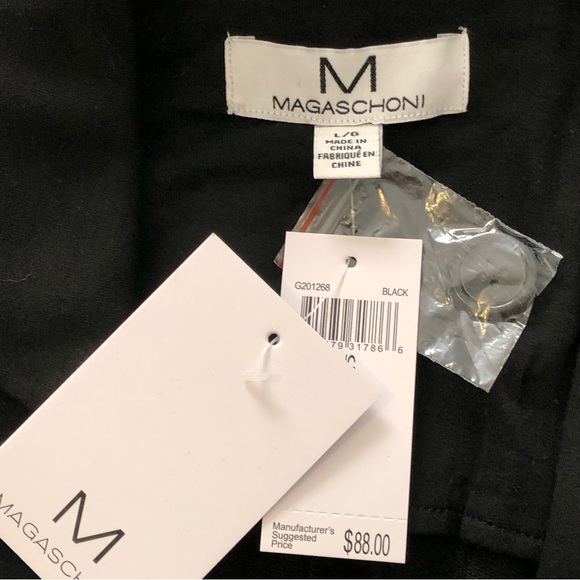 Magaschoni black knit blazer. Size large. NWT. - Picture 3 of 5